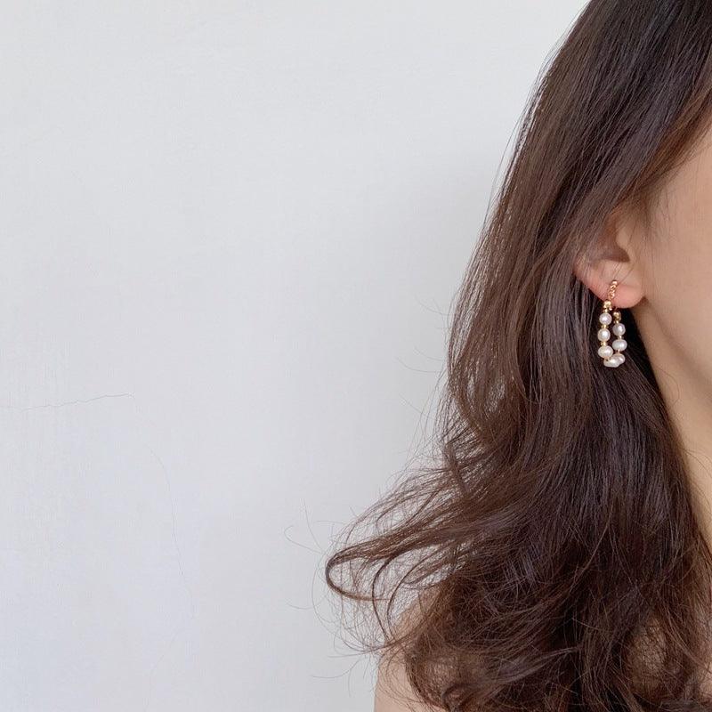 Creolen mit Barockperlen