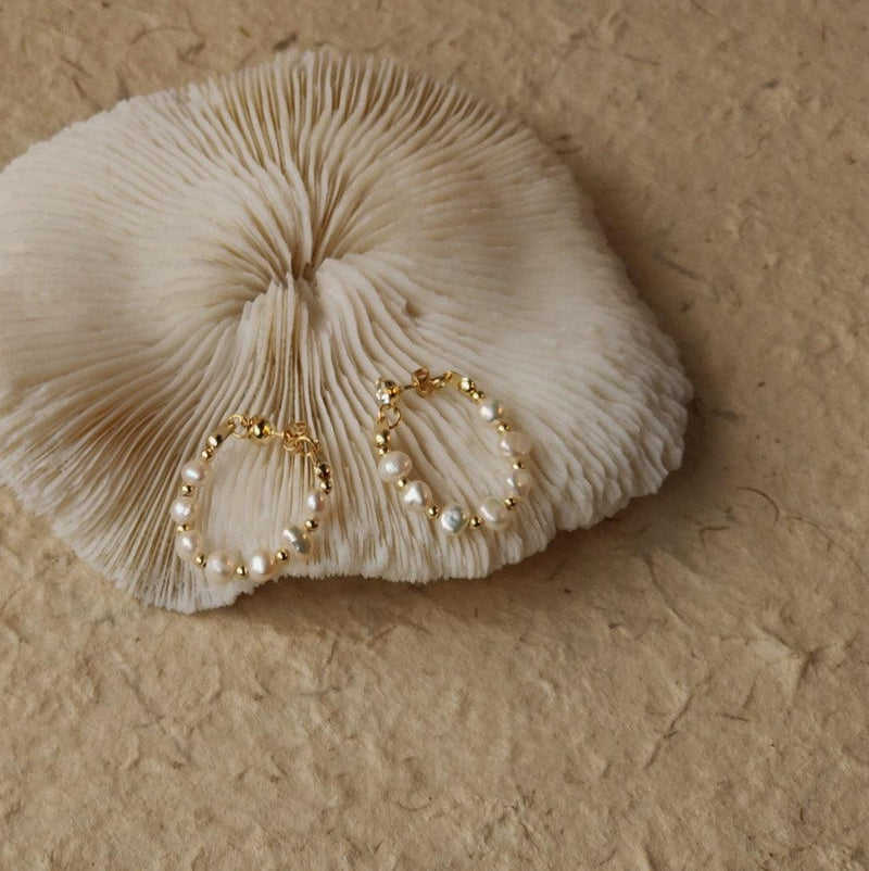 Creolen mit Barockperlen