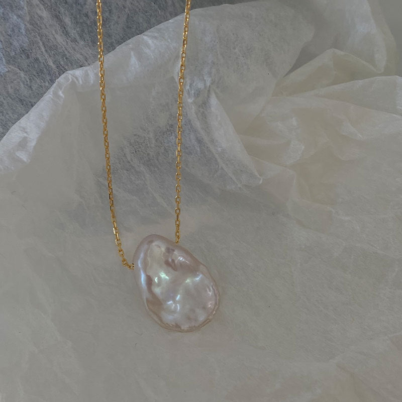 Barockperlenkette (massives Silber) - Selena