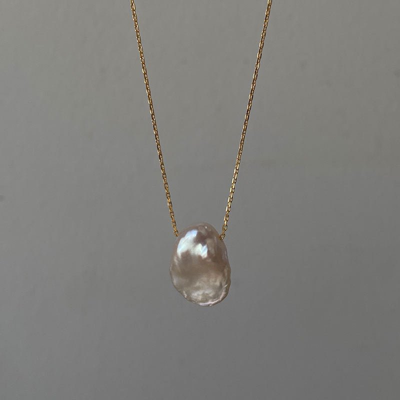 Barockperlenkette (massives Silber) - Selena