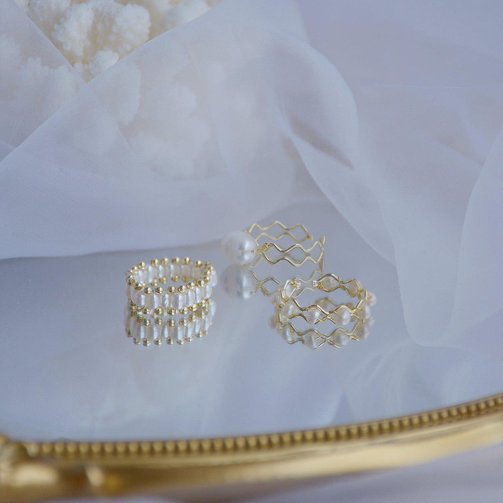 Barockperlenring (3 Stile)