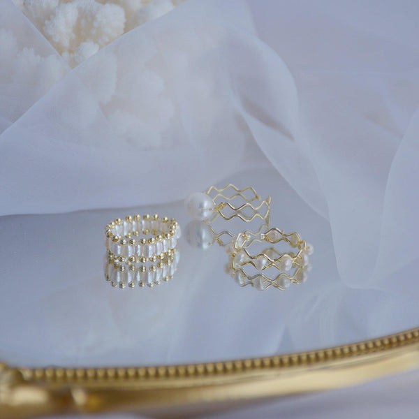 Barockperlenring (3 Stile)