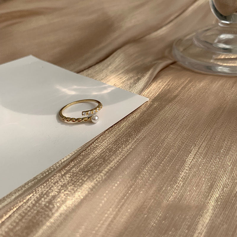 Barockperlenring – Helen (massives Silber)