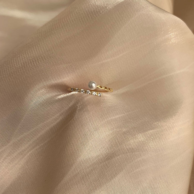 Barockperlenring – Helen (massives Silber)