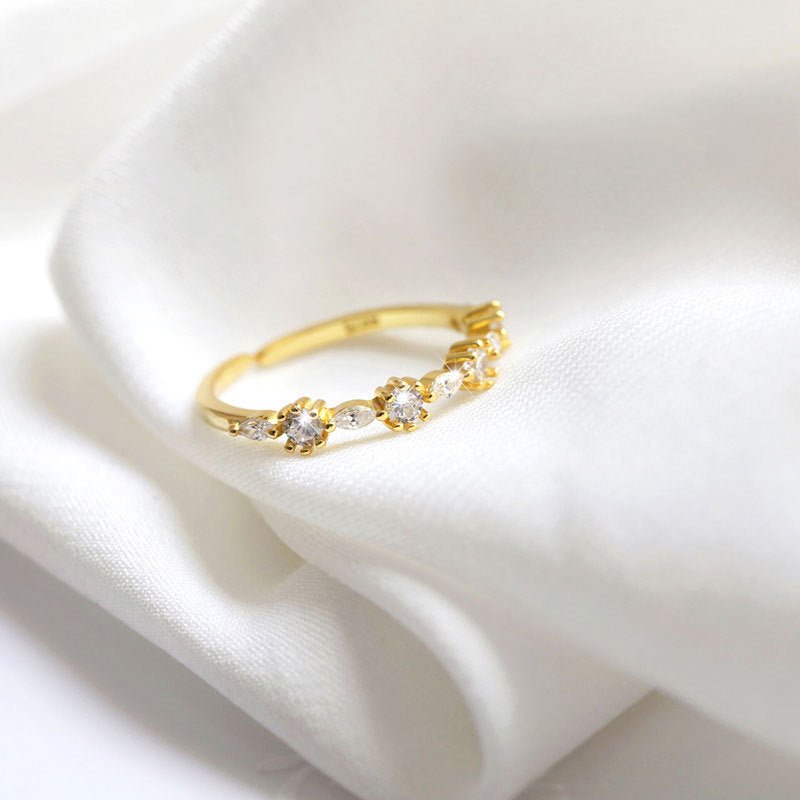 Barockring - Kaleigh (massives Silber)