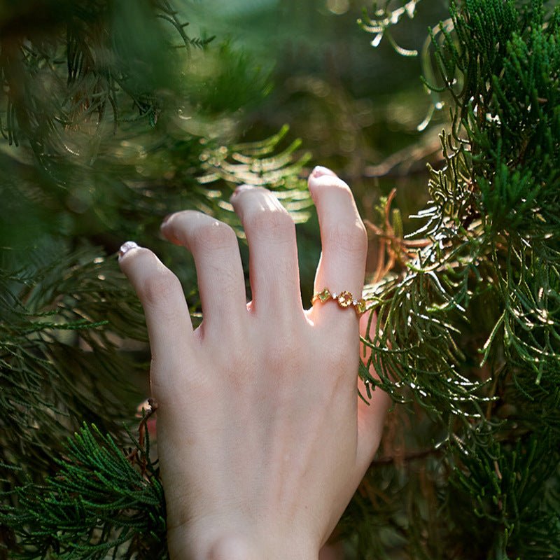 Barockring - Lina (massives Silber)