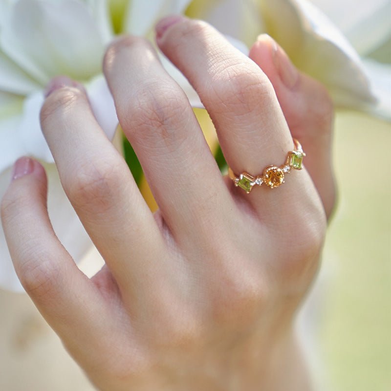 Barockring - Lina (massives Silber)