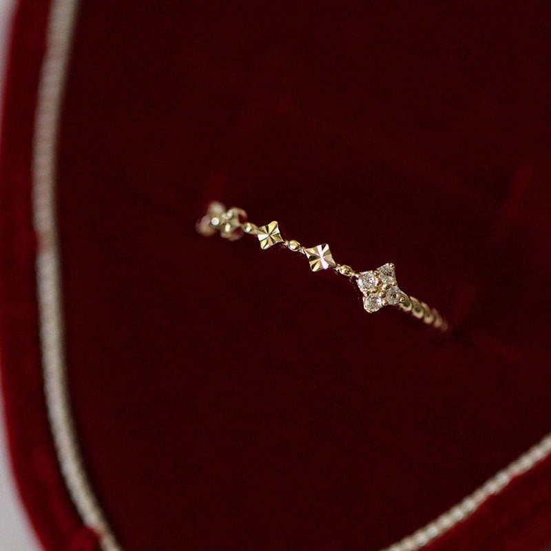 Barockring - Molly (massives Silber)