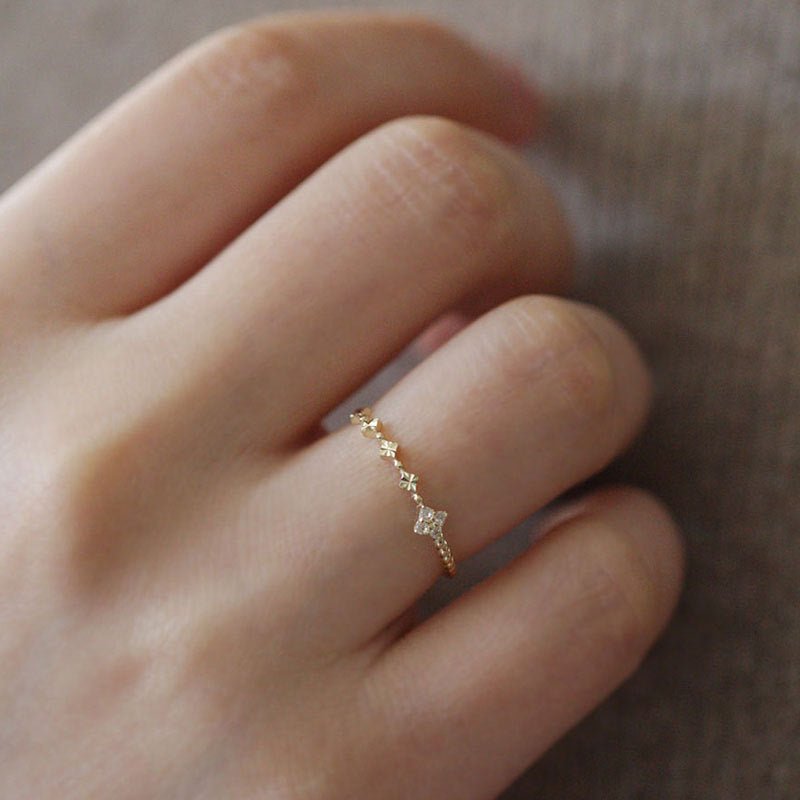 Barockring - Molly (massives Silber)