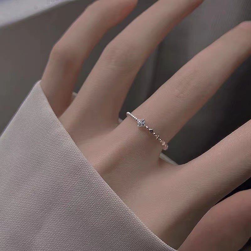 Barockring - Molly (massives Silber)