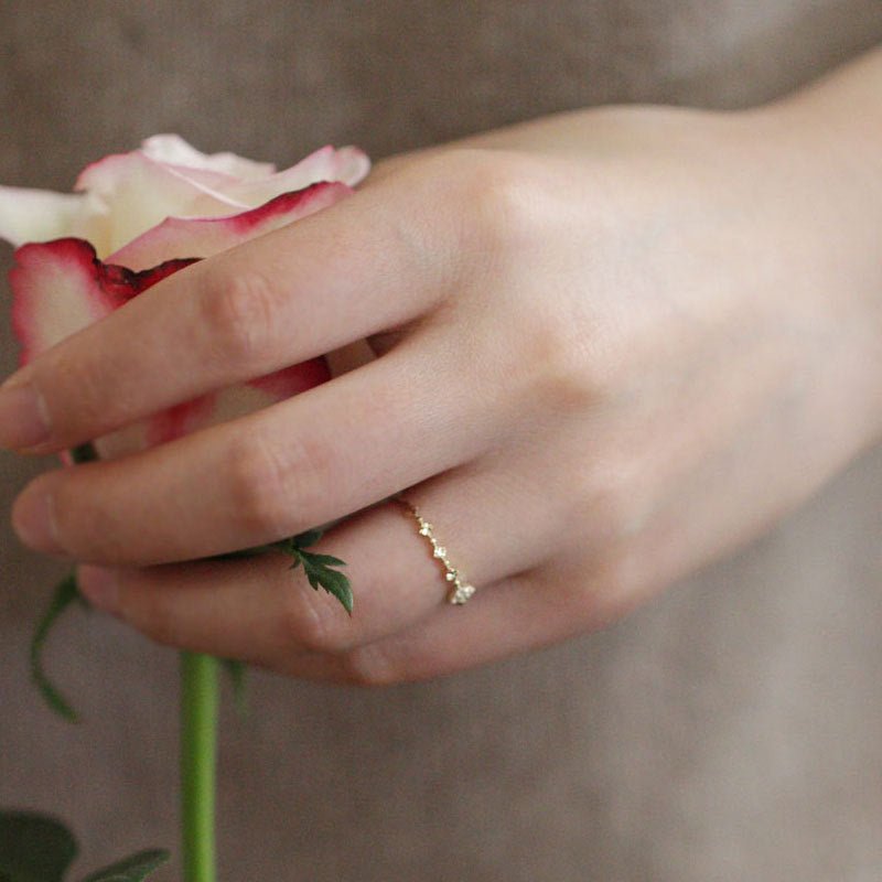 Barockring - Molly (massives Silber)