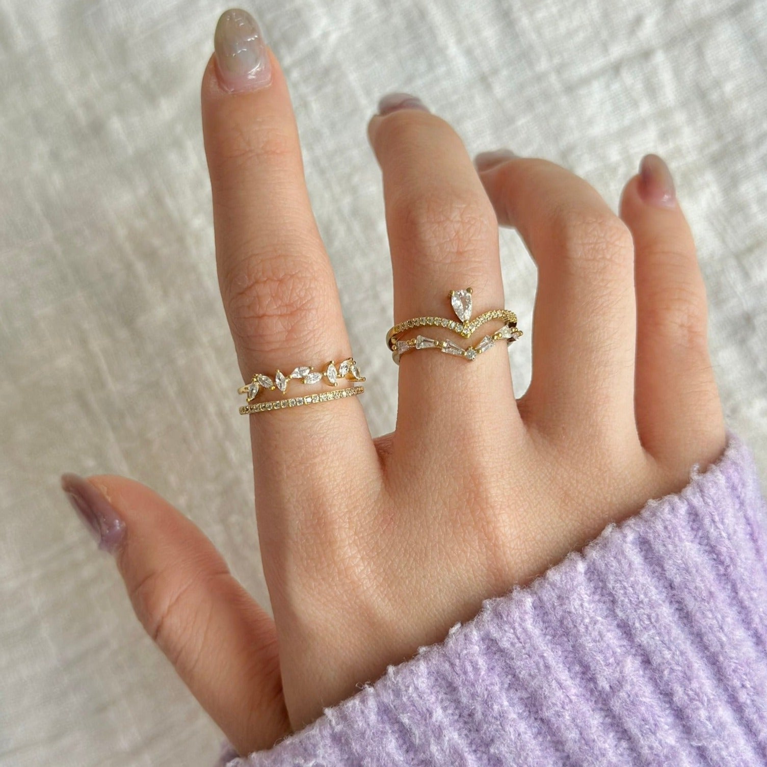 Barockes Ringset - Lucille