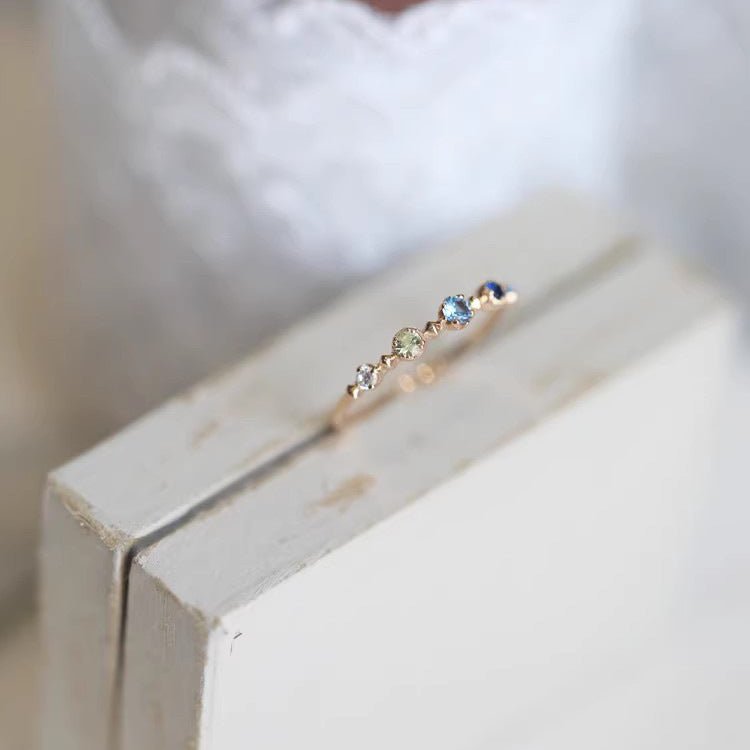 Barockring - Shirley (massives Silber)