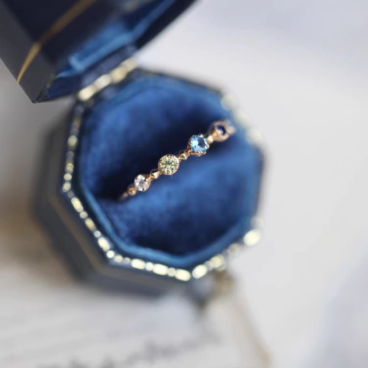 Barockring - Shirley (massives Silber)