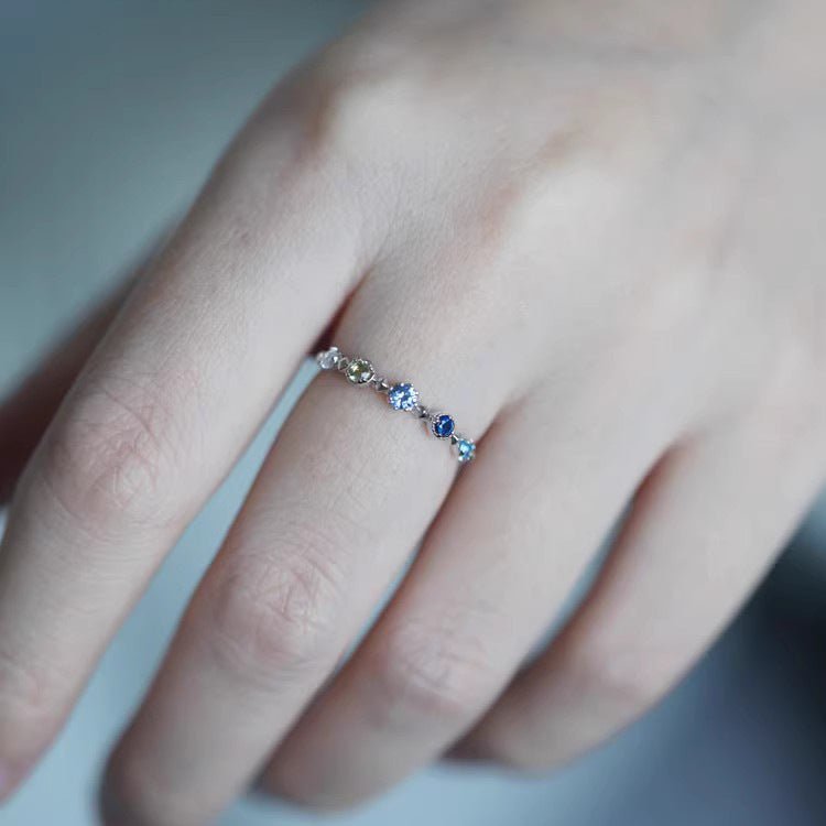 Barockring - Shirley (massives Silber)