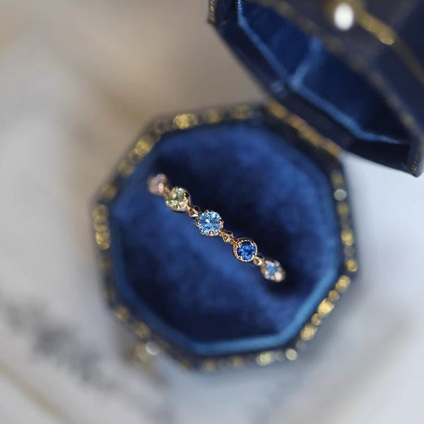 Barockring - Shirley (massives Silber)