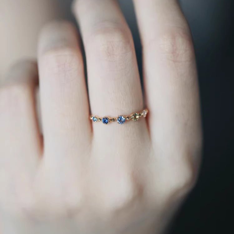 Barockring - Shirley (massives Silber)