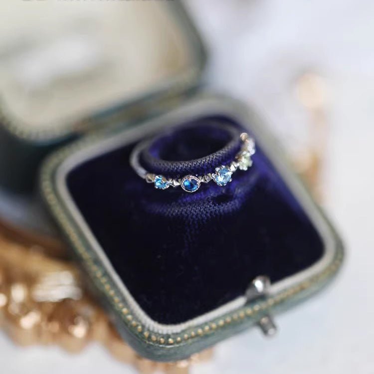 Barockring - Shirley (massives Silber)