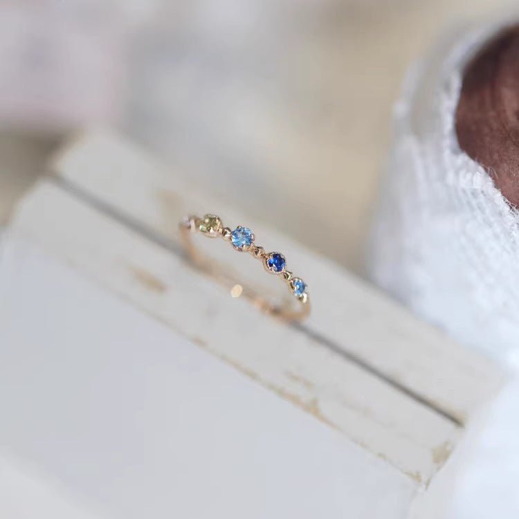 Barockring - Shirley (massives Silber)