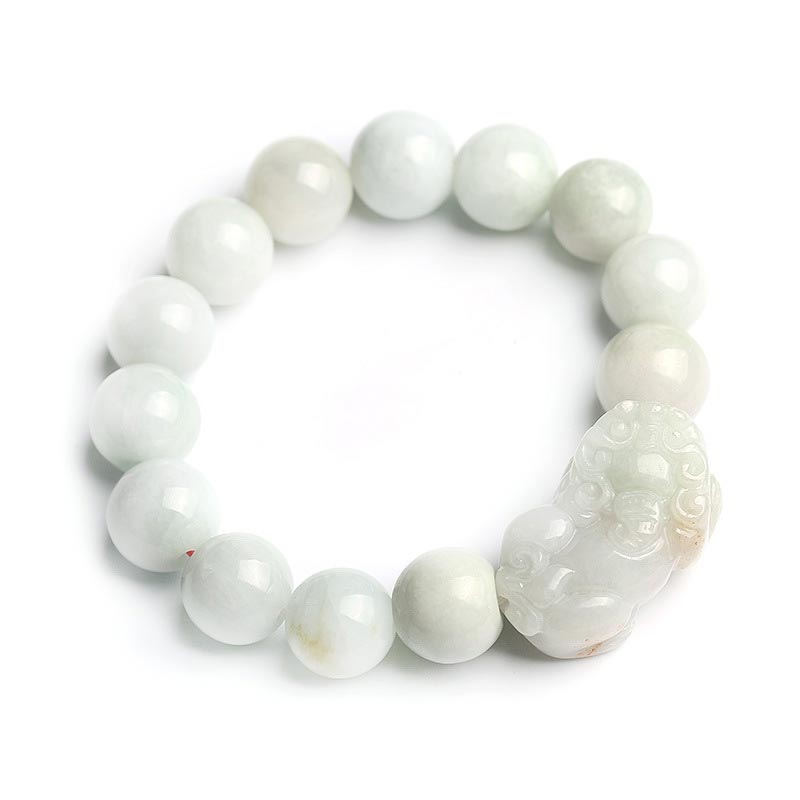 Carmiora Fengshui Reichtum Wohlstand Jade PiXiu Glücksarmband