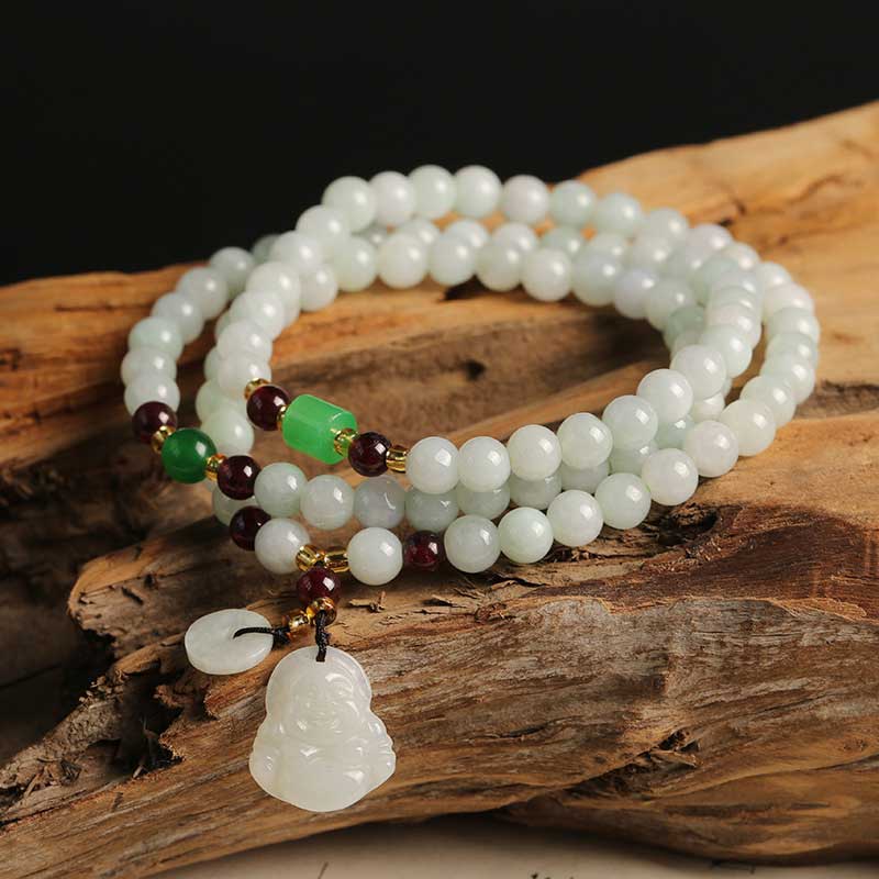 Carmiora natürliches Jade-Pixiu-Buddha-Armband der Fülle