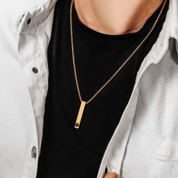 Beau Halskette mit Fotoprojektionsstange