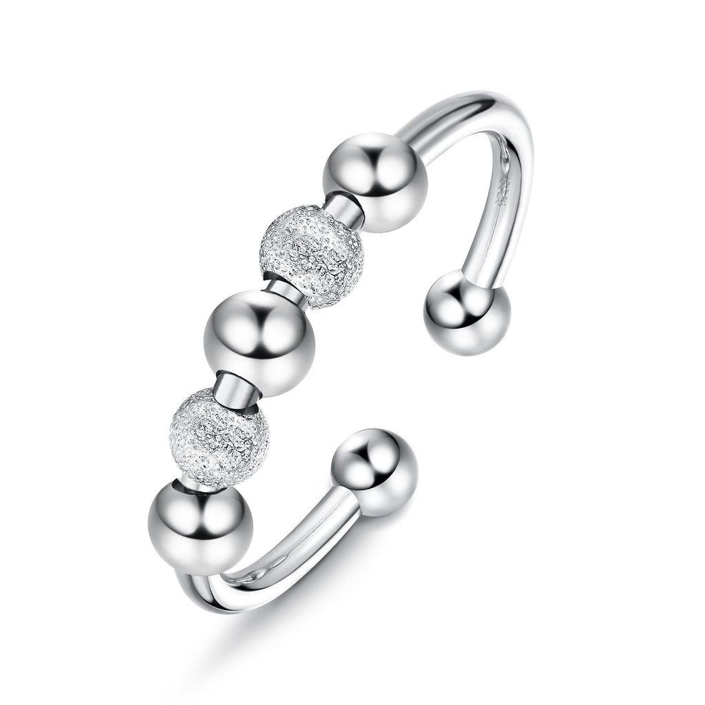 Wunderschöner Ring mit Spinnerperlen zur Stresslinderung