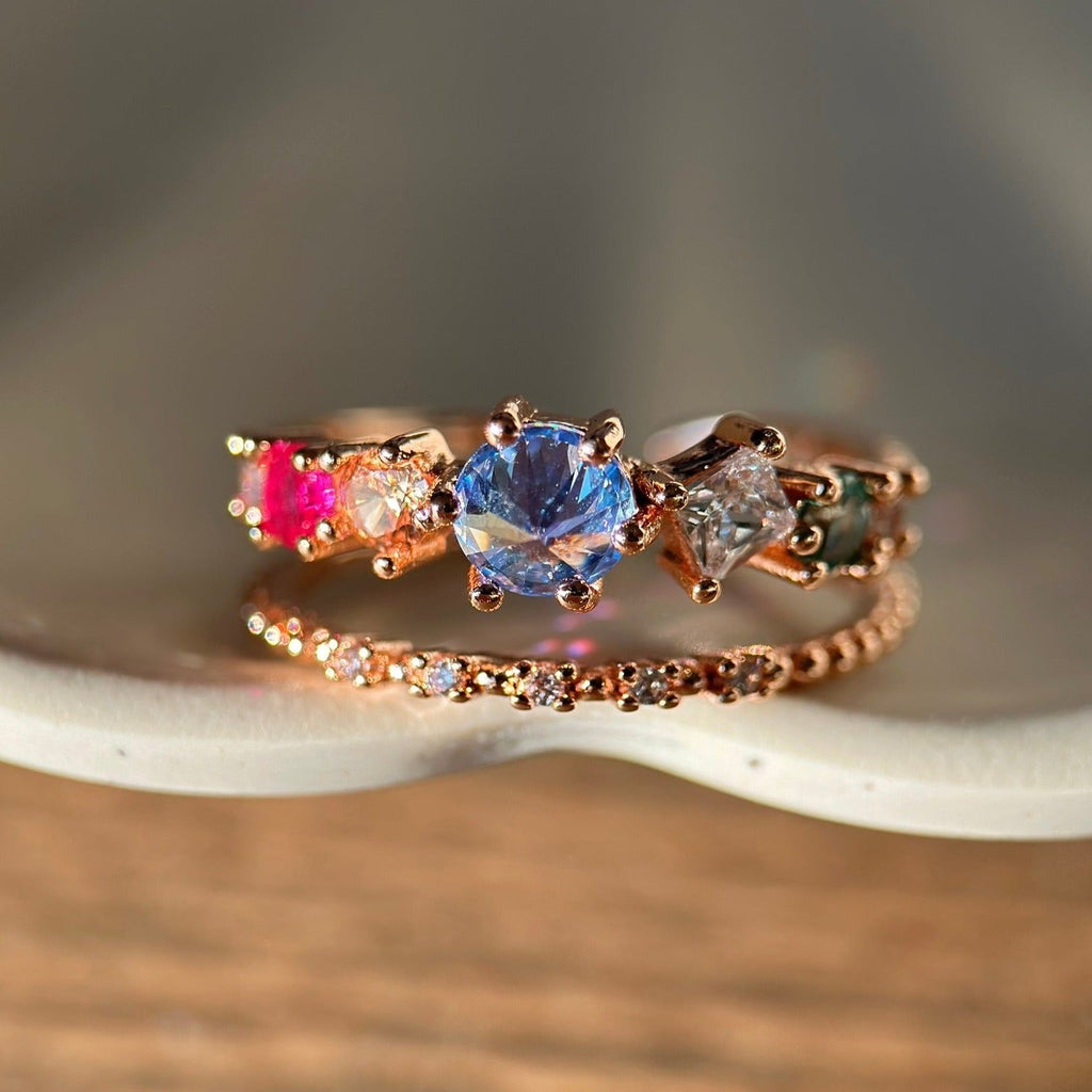 Blauer Traumring - Maia