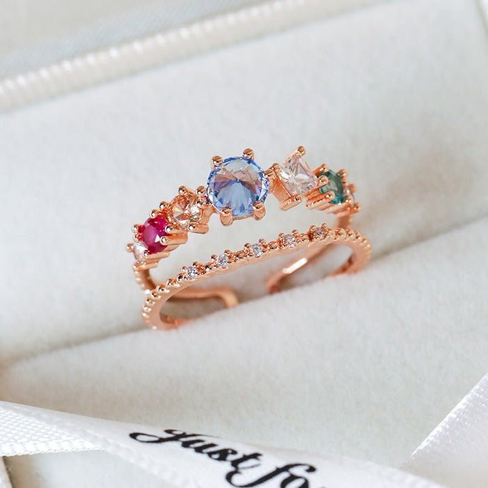 Blauer Traumring - Maia