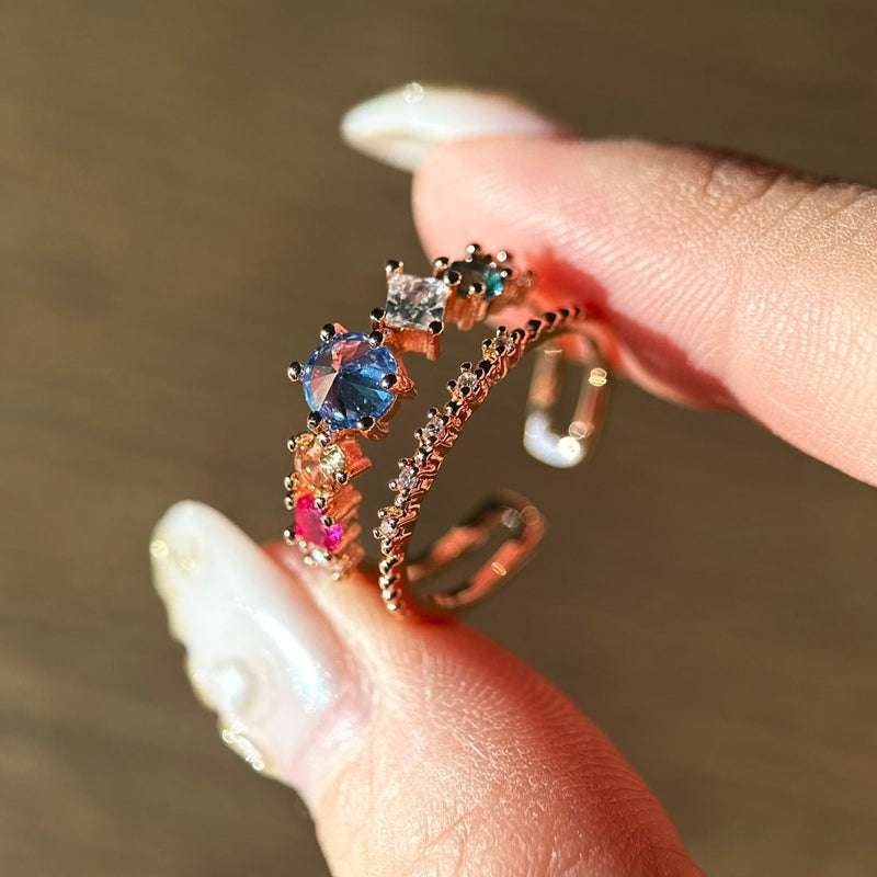 Blauer Traumring - Maia