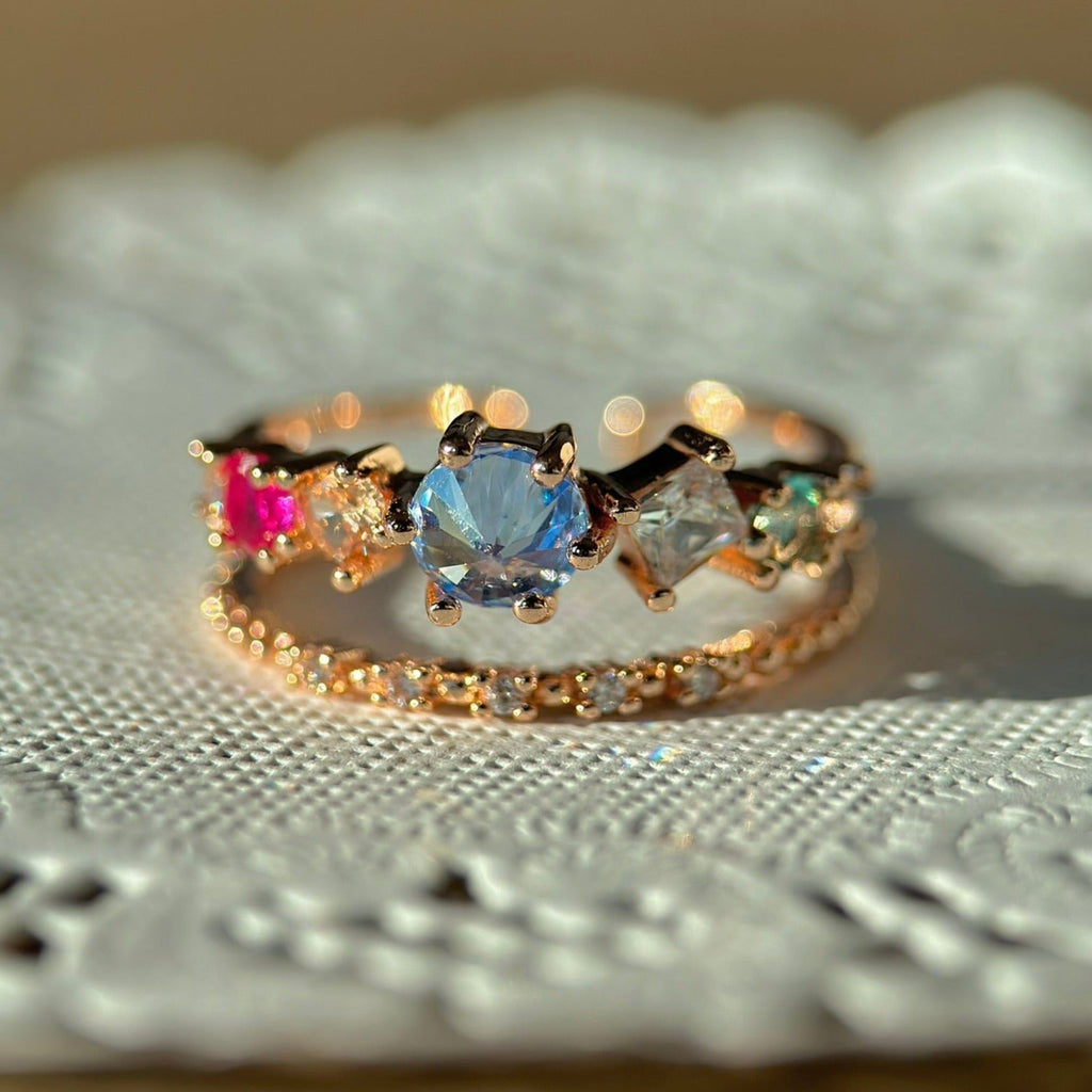 Blauer Traumring - Maia