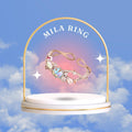 Blauer Edelsteinring - Mila