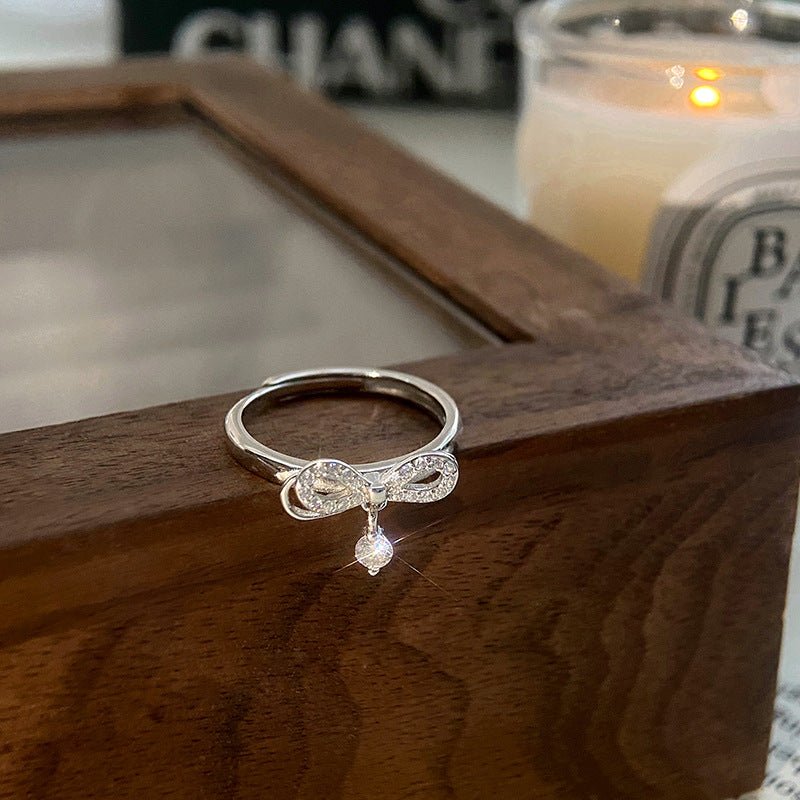 Schleifenring (massives Silber)