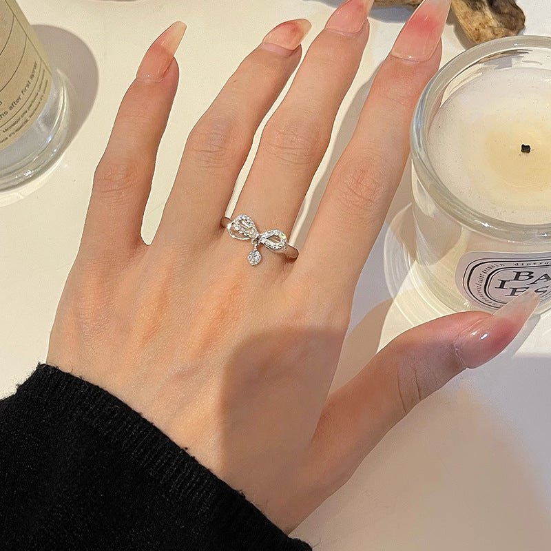 Schleifenring (massives Silber)