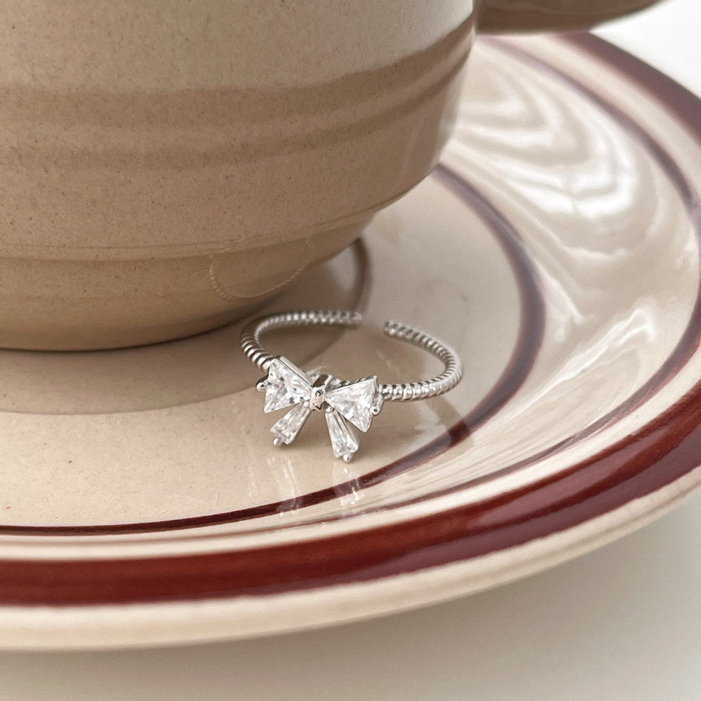 Schleifenring (massives Silber) - Jenna