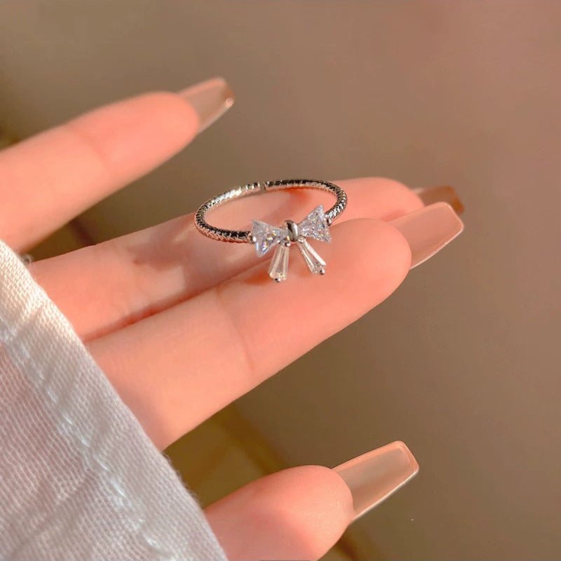 Schleifenring (massives Silber) - Jenna