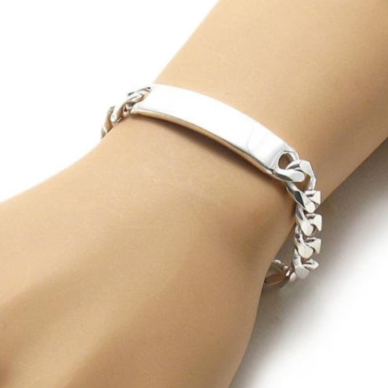Carmiora - Curb Link Silberarmband