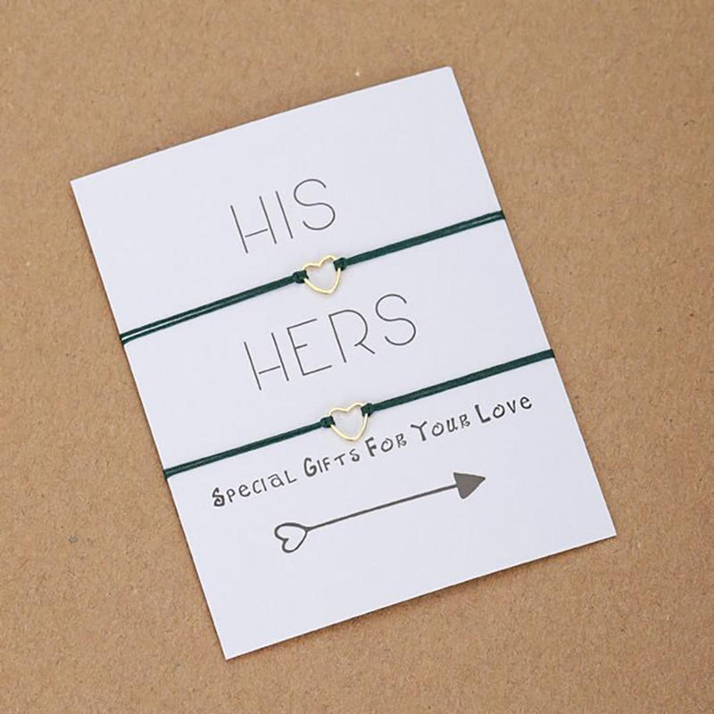 Verstellbare Strings of Fate-Paararmbänder