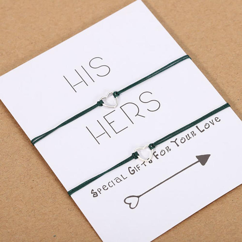 Verstellbare Strings of Fate-Paararmbänder