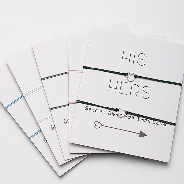 Verstellbare Strings of Fate-Paararmbänder