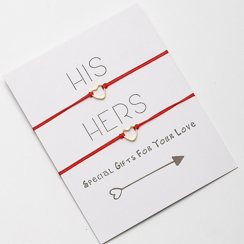 Verstellbare Strings of Fate-Paararmbänder