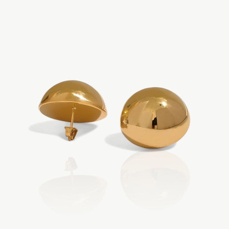 Halbrunder Ohrstecker