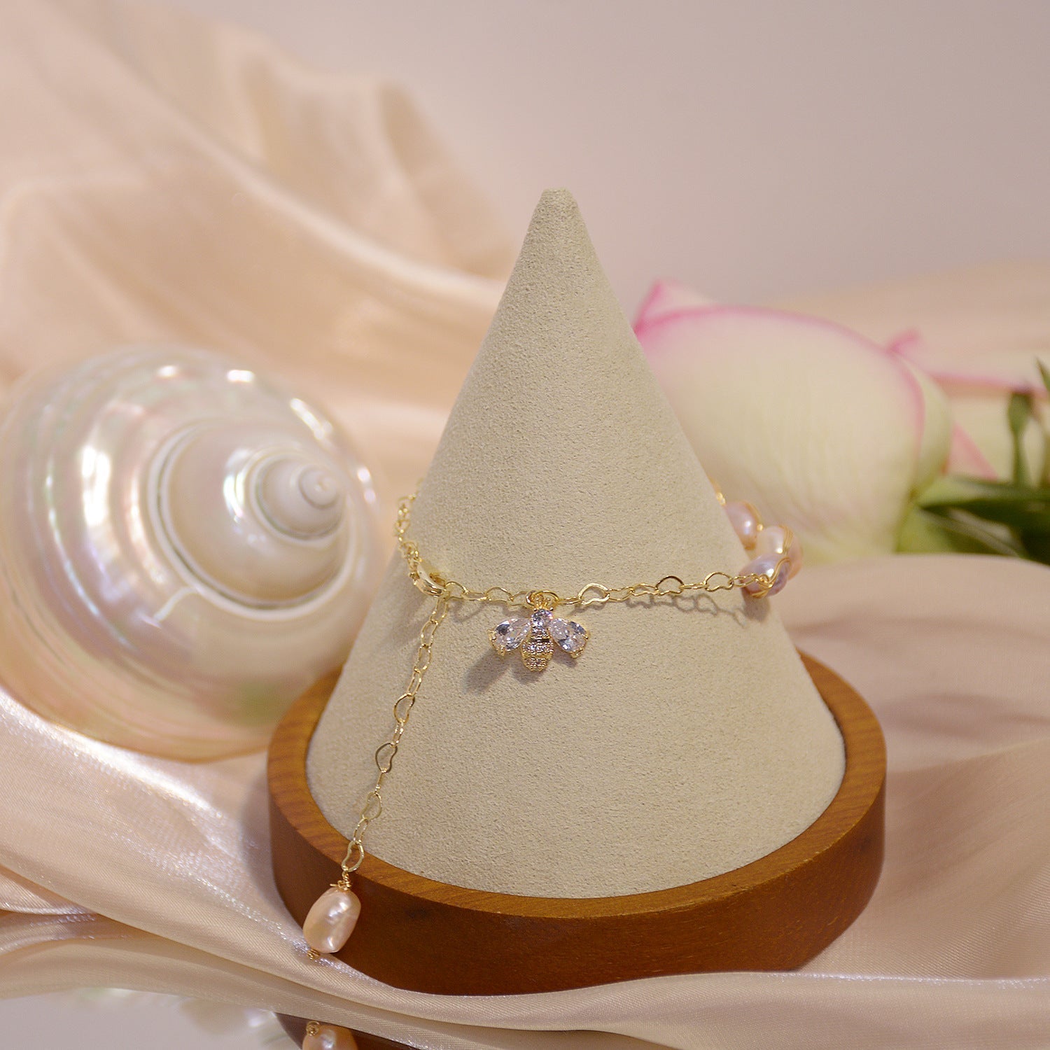 Hummel-Perlenarmband - Pamela