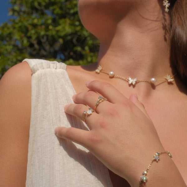 Schmetterlings-Halsband - Tracey