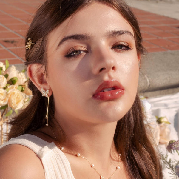 Schmetterlings-Ohrhänger - Leilani