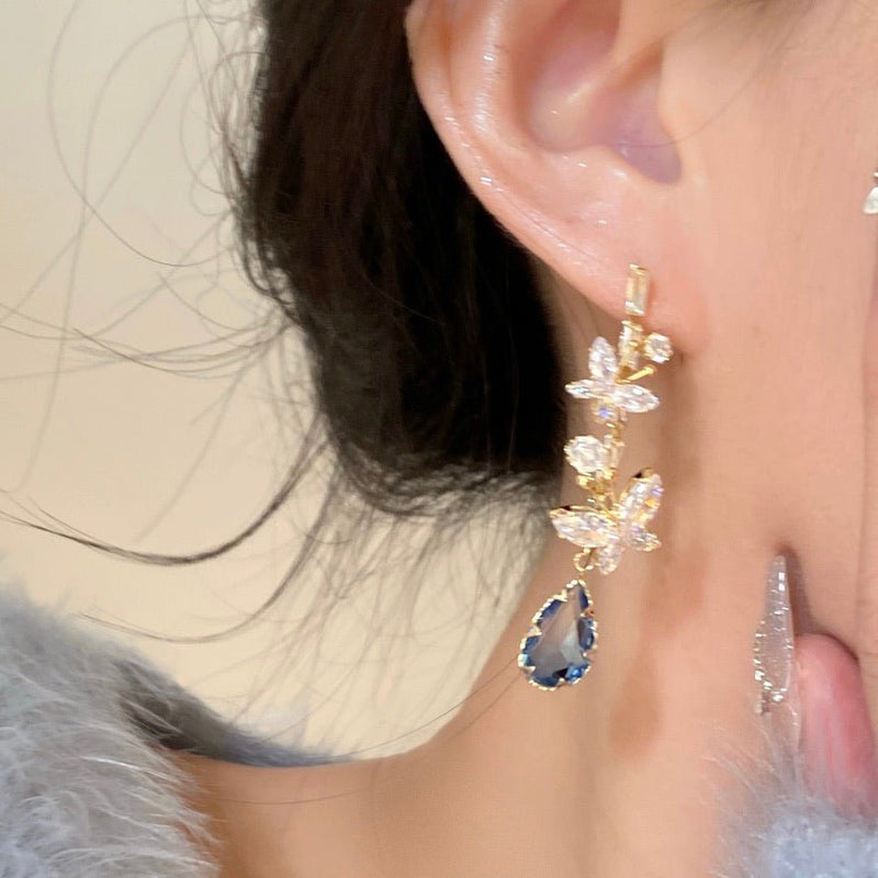 Schmetterlings-Ohrhänger - Yolanda