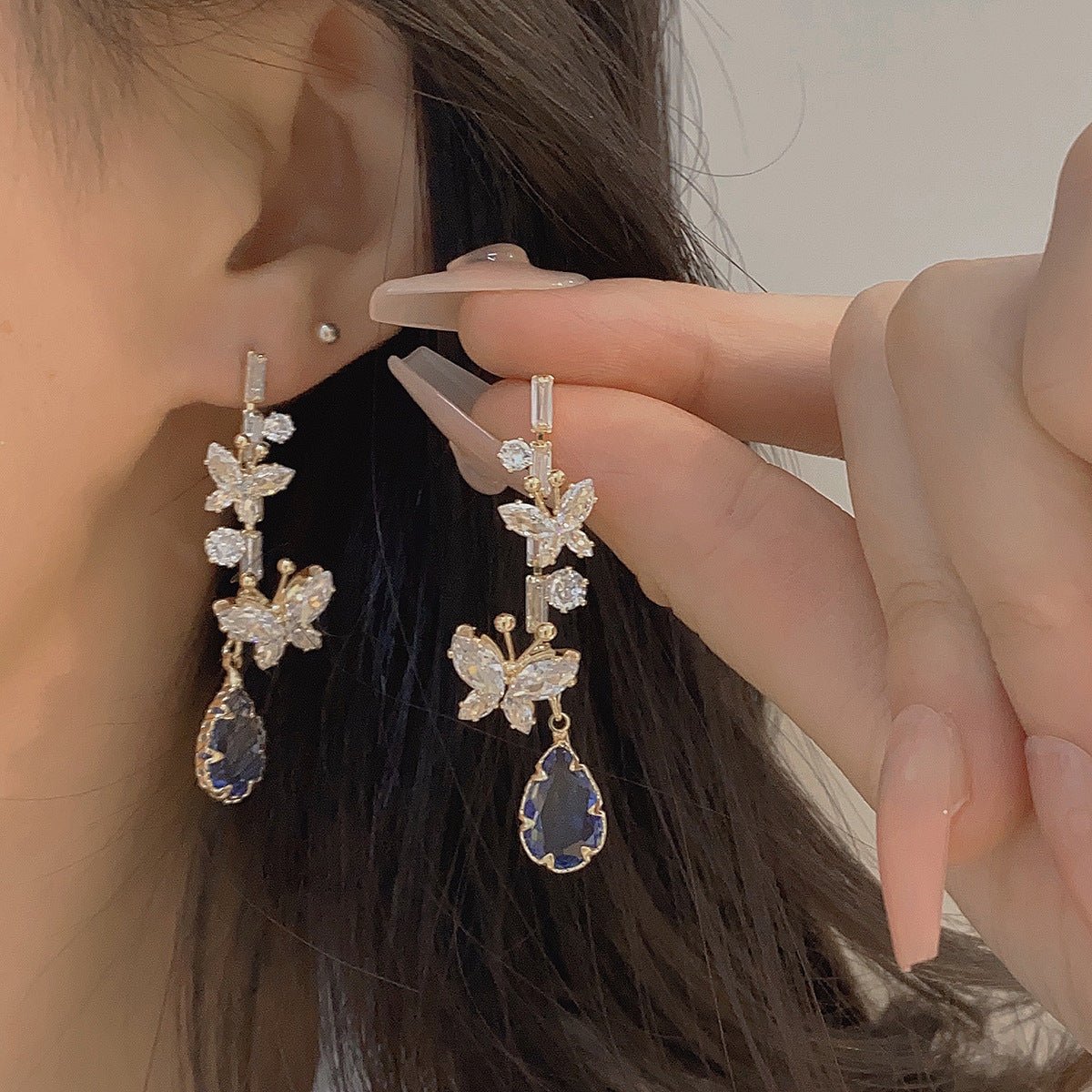 Schmetterlings-Ohrhänger - Yolanda