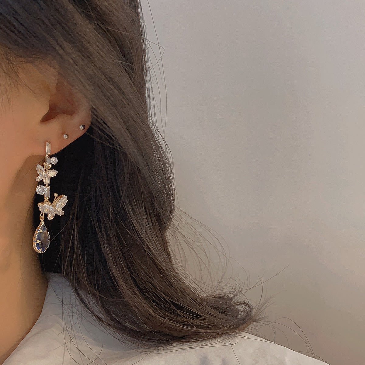 Schmetterlings-Ohrhänger - Yolanda