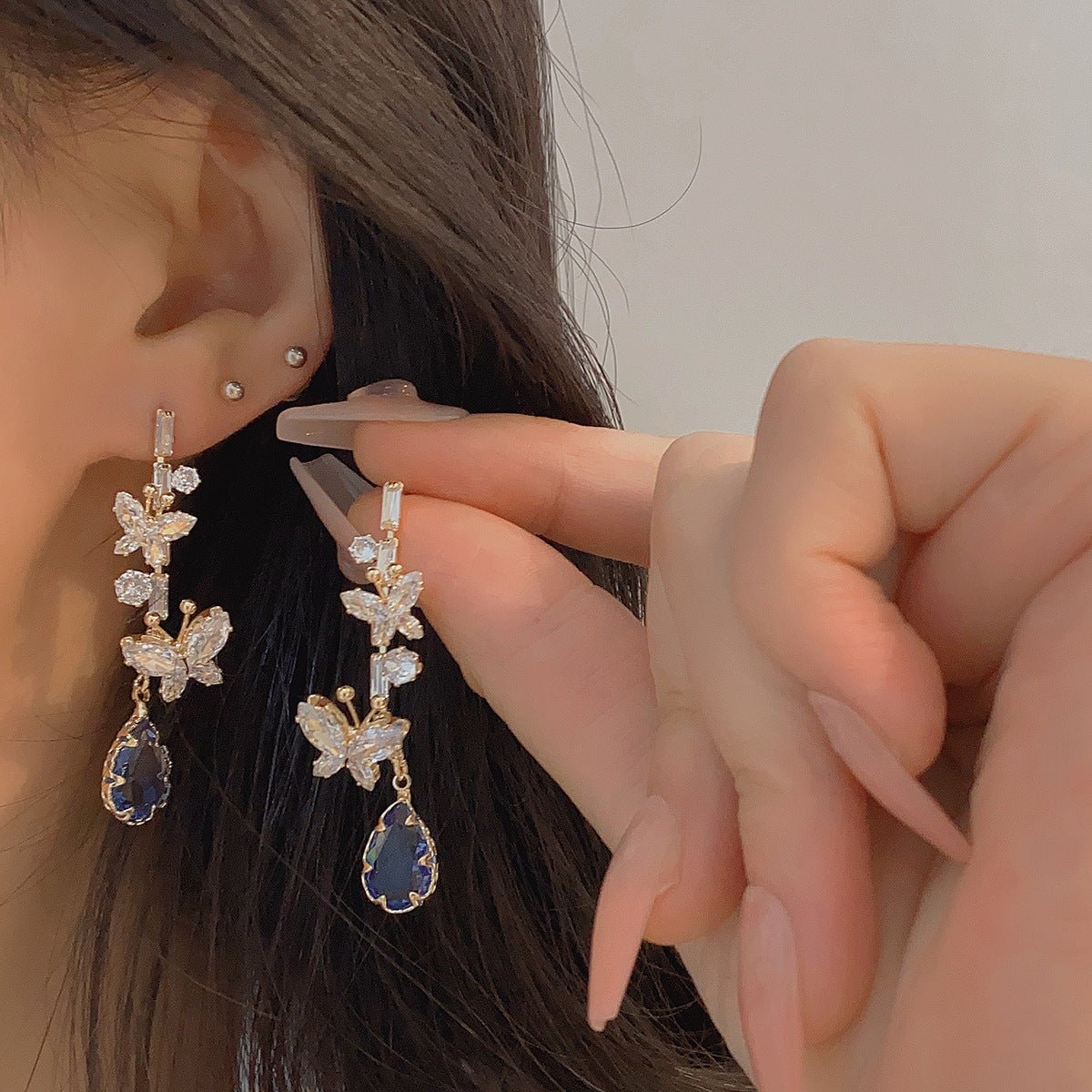 Schmetterlings-Ohrhänger - Yolanda