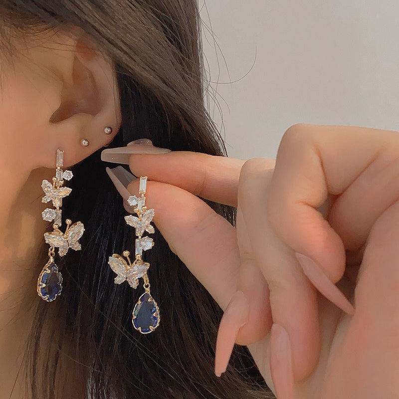 Schmetterlings-Ohrhänger - Yolanda